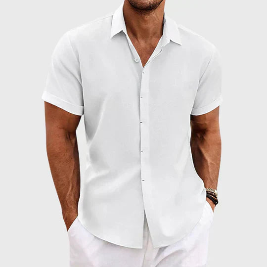 Camisa elegante de hombre, ligera y sofisticada