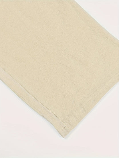 Pantalones holgados de lino para hombre