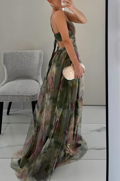 Nadine | Maxivestido floral fluido