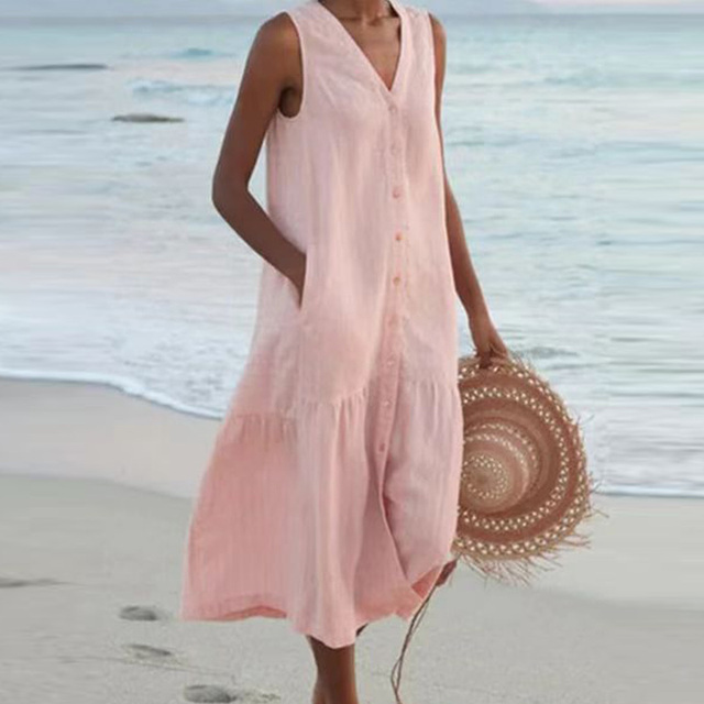 Vestido verano mujer, chic y refinado para eventos y diario