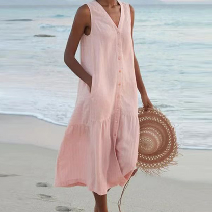 Vestido verano mujer, chic y refinado para eventos y diario
