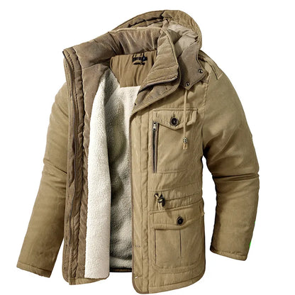 Chaqueta hombre térmica con interior afelpado ideal para el frío