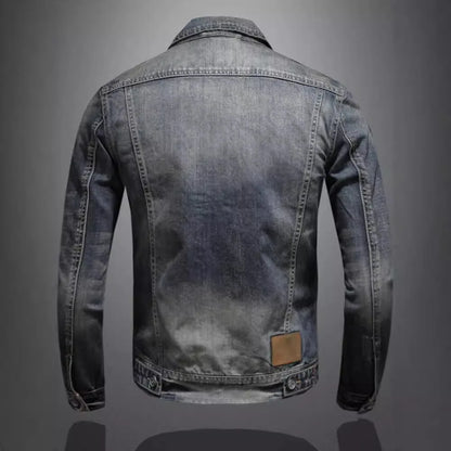 Chaqueta Vaquera Hombre – Denim Premium, 75% Algodón, Casual Chic
