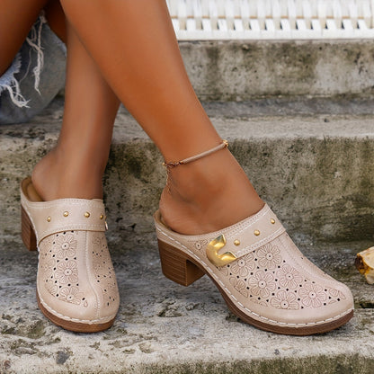 Adrine | Sandalia Capri con tacón Confort