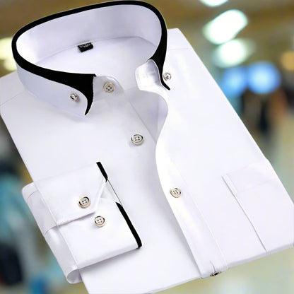 Camisa Elegante Hombre – Ideal para Trabajo y Ocasiones Especiales