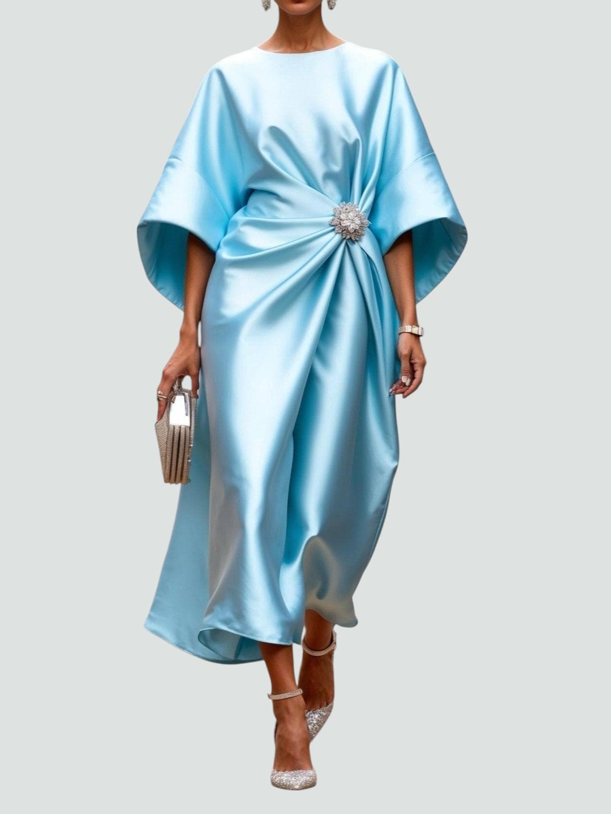 Elegante vestido de noche para mujer | Vestido largo de fiesta