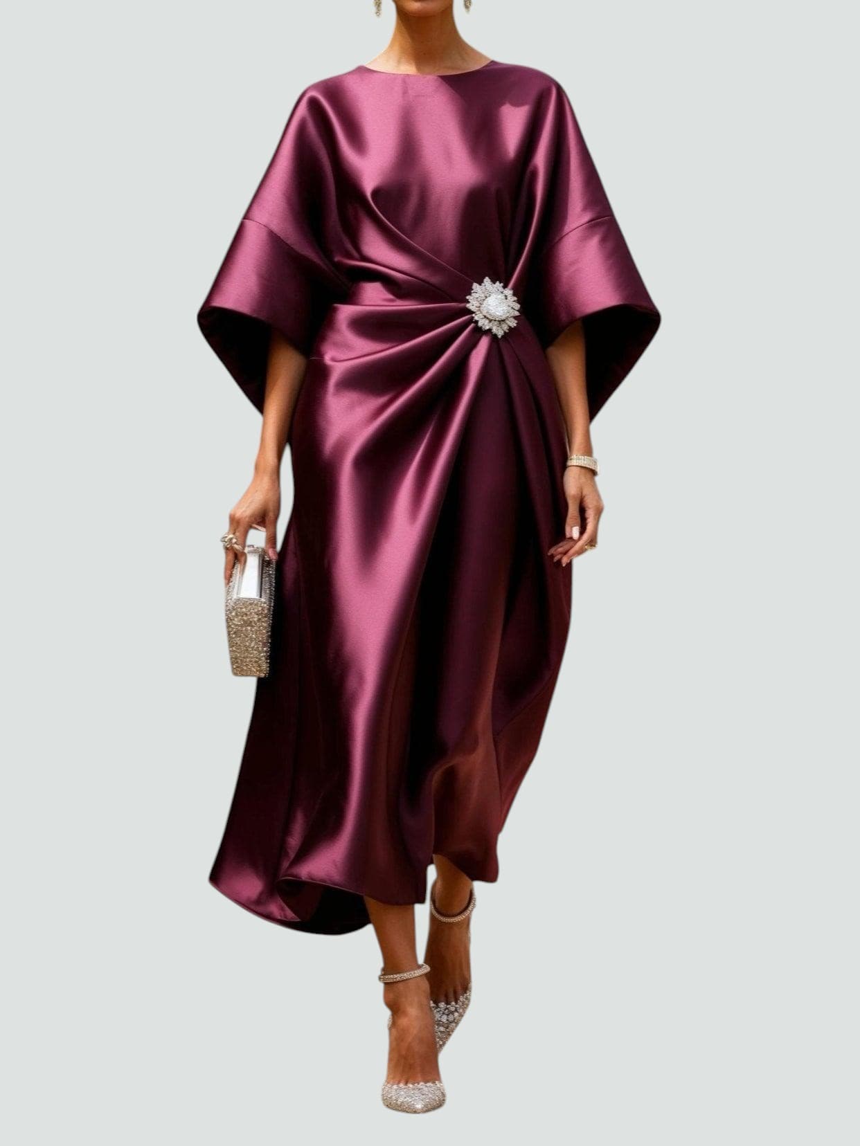 Elegante vestido de noche para mujer | Vestido largo de fiesta