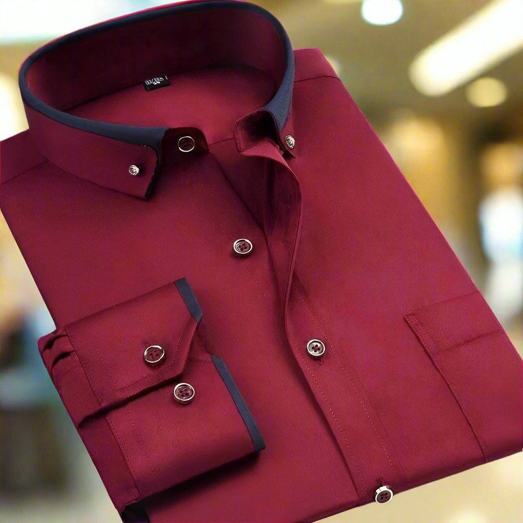 Camisa Elegante Hombre – Ideal para Trabajo y Ocasiones Especiales