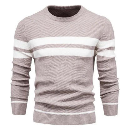 Jersey masculino trenzado cálido moderno diario y oficina