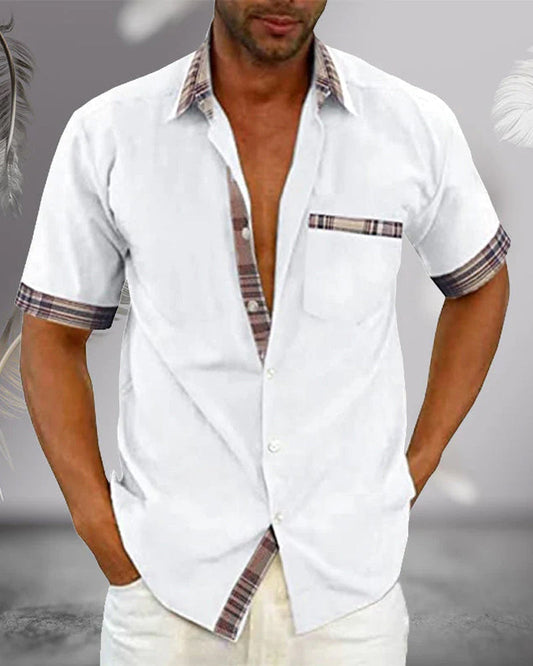Camisa ligera de hombre, ideal para primavera y verano