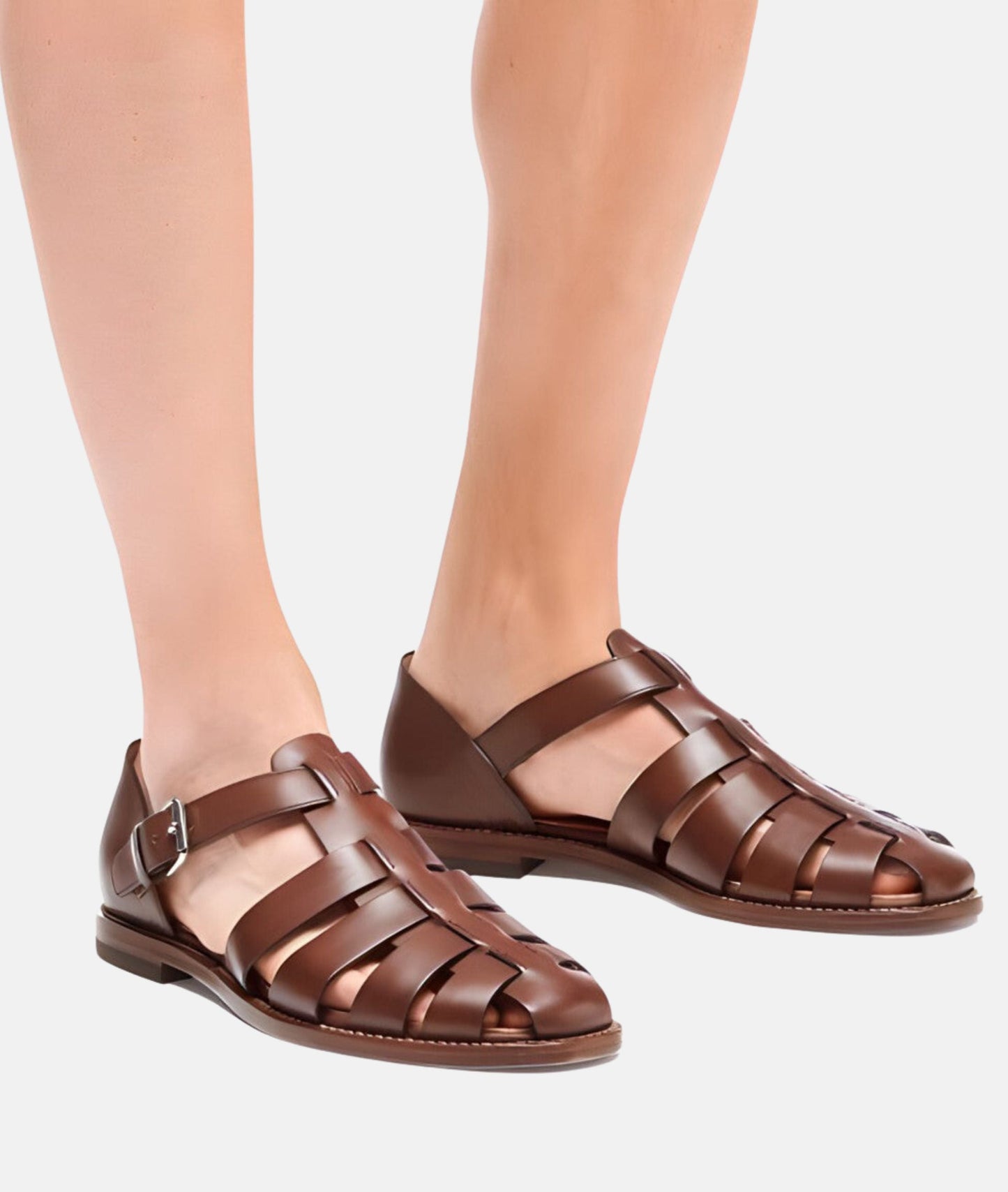 Bienvnida | Sandalias de tiras a la moda con un corte elegante