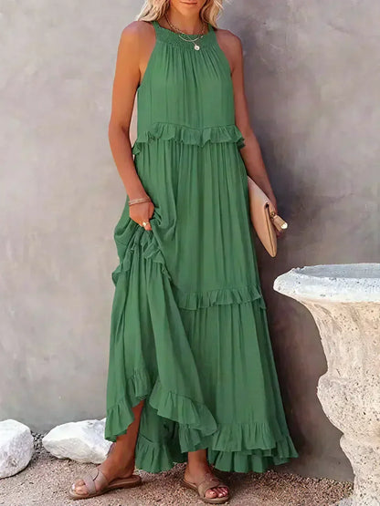 Vestido Mujer – Diseño Atemporal, Volantes y Estilo Elegante