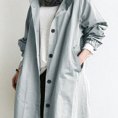 Gabardina impermeable para mujer: larga y cálida para el invierno