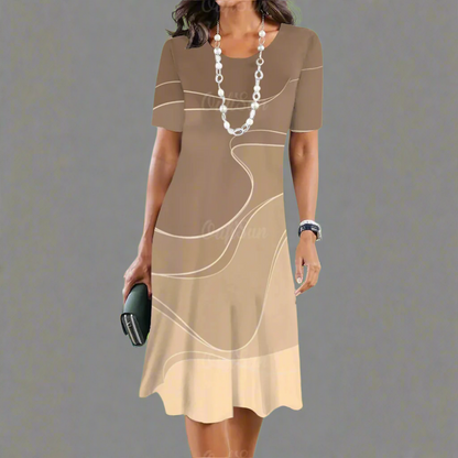 Davinia | Elegante vestido de verano con degradado de colores
