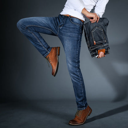 Jeans de hombre de alta calidad, con elastano para un ajuste cómodo y flexible