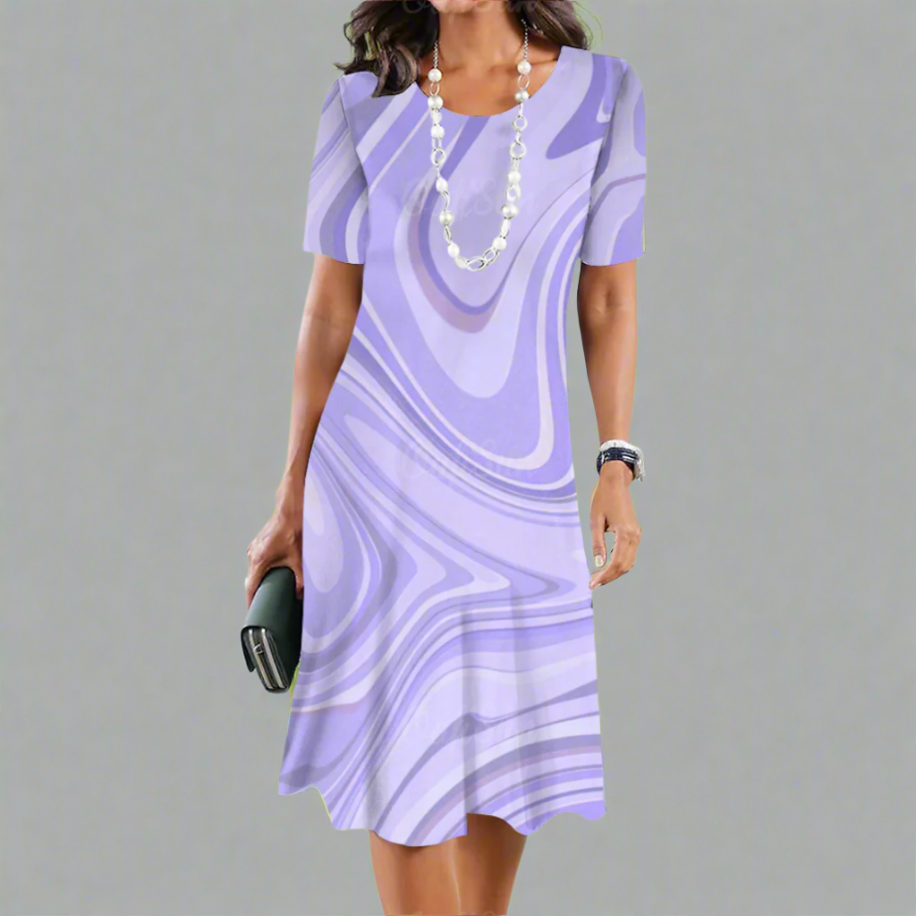 Davinia | Elegante vestido de verano con degradado de colores