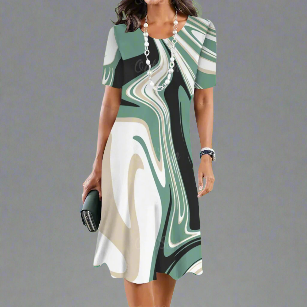 Davinia | Elegante vestido de verano con degradado de colores