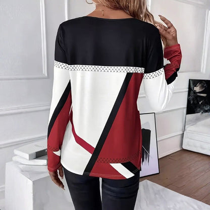 Camisa mujer estilo refinado, ligera y sofisticada para primavera u otoño