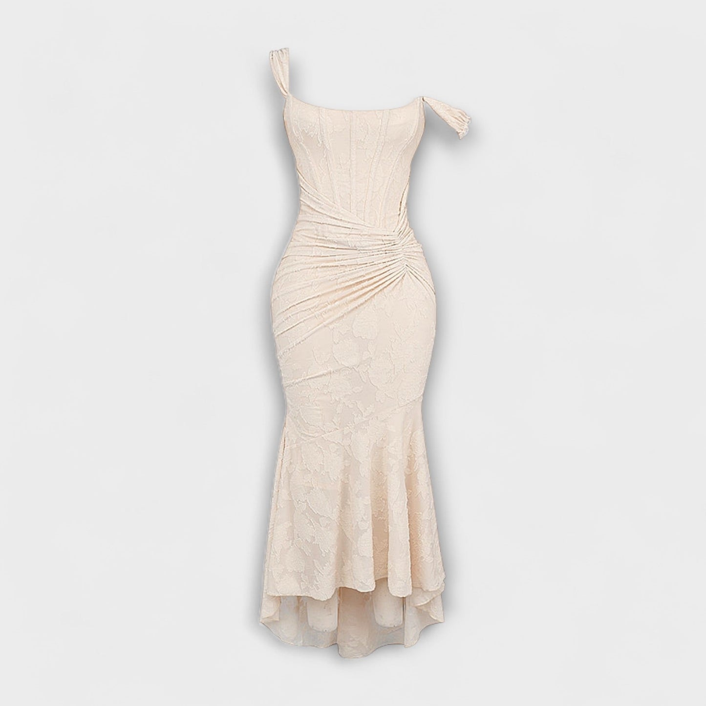 Elle | Vestido largo con corsé elegante y refinado