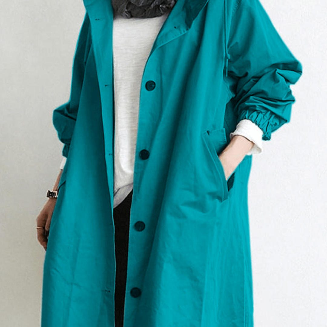 Gabardina impermeable para mujer: larga y cálida para el invierno