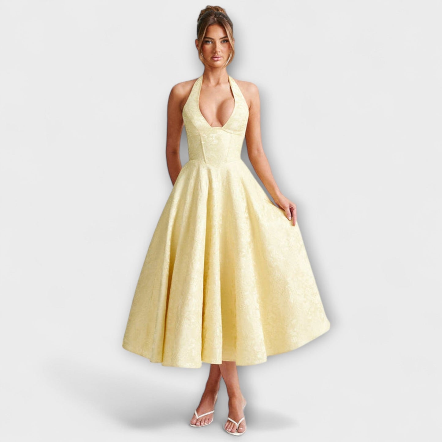 Jenna | Encantador vestido midi