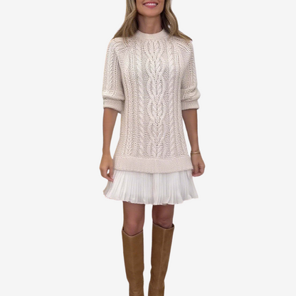 Vestido mujer estilo refinado, cálido y favorecedor para diario