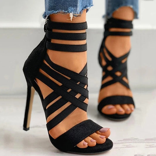 Zapatos de Noche Mujer – Tacón Alto Elegante para Celebraciones