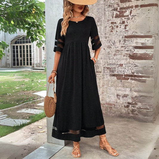 Josefina | Favorecedor Vestido Elegante Con Barriguita
