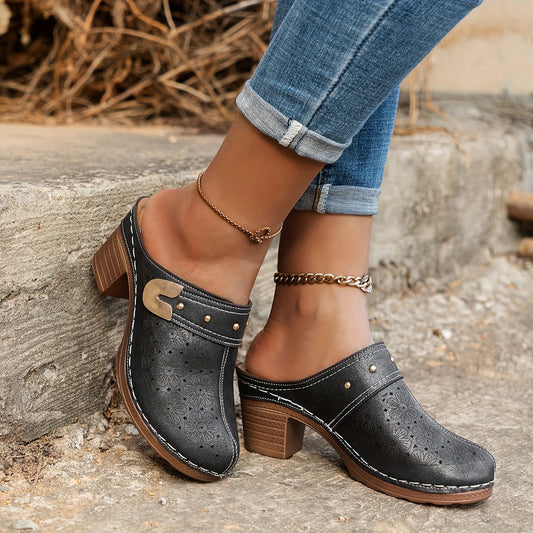 Adrine | Sandalia Capri con tacón Confort