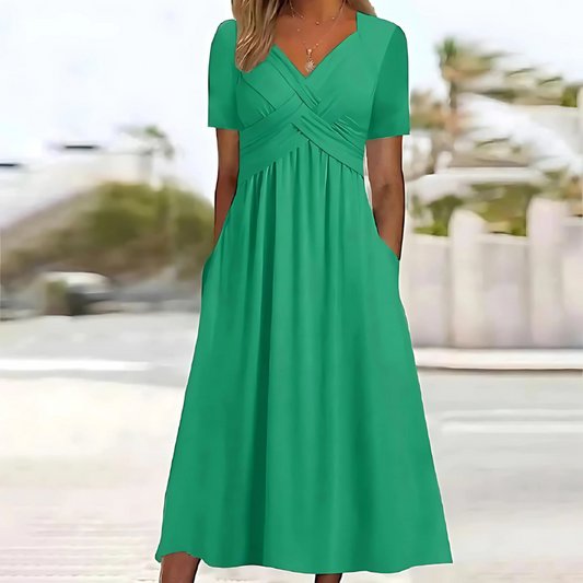 Vestido de Mujer – Con Cintura Cubierta, Ligero y Chic para Todo Momento