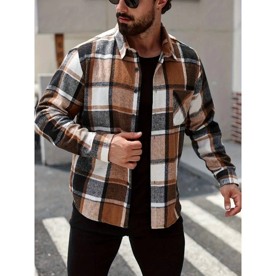 Alex | Chaqueta de lana a cuadros