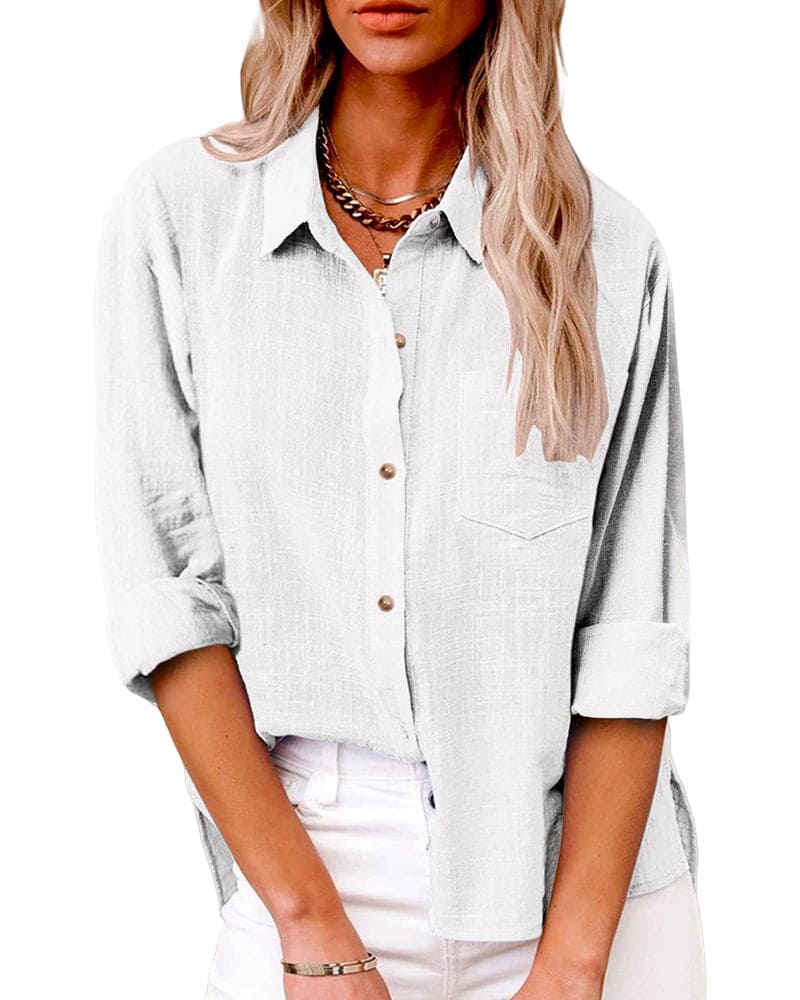 Blusa mujer holgada ligera casual primavera-verano
