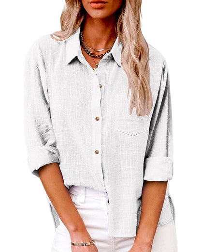 Blusa mujer holgada ligera casual primavera-verano