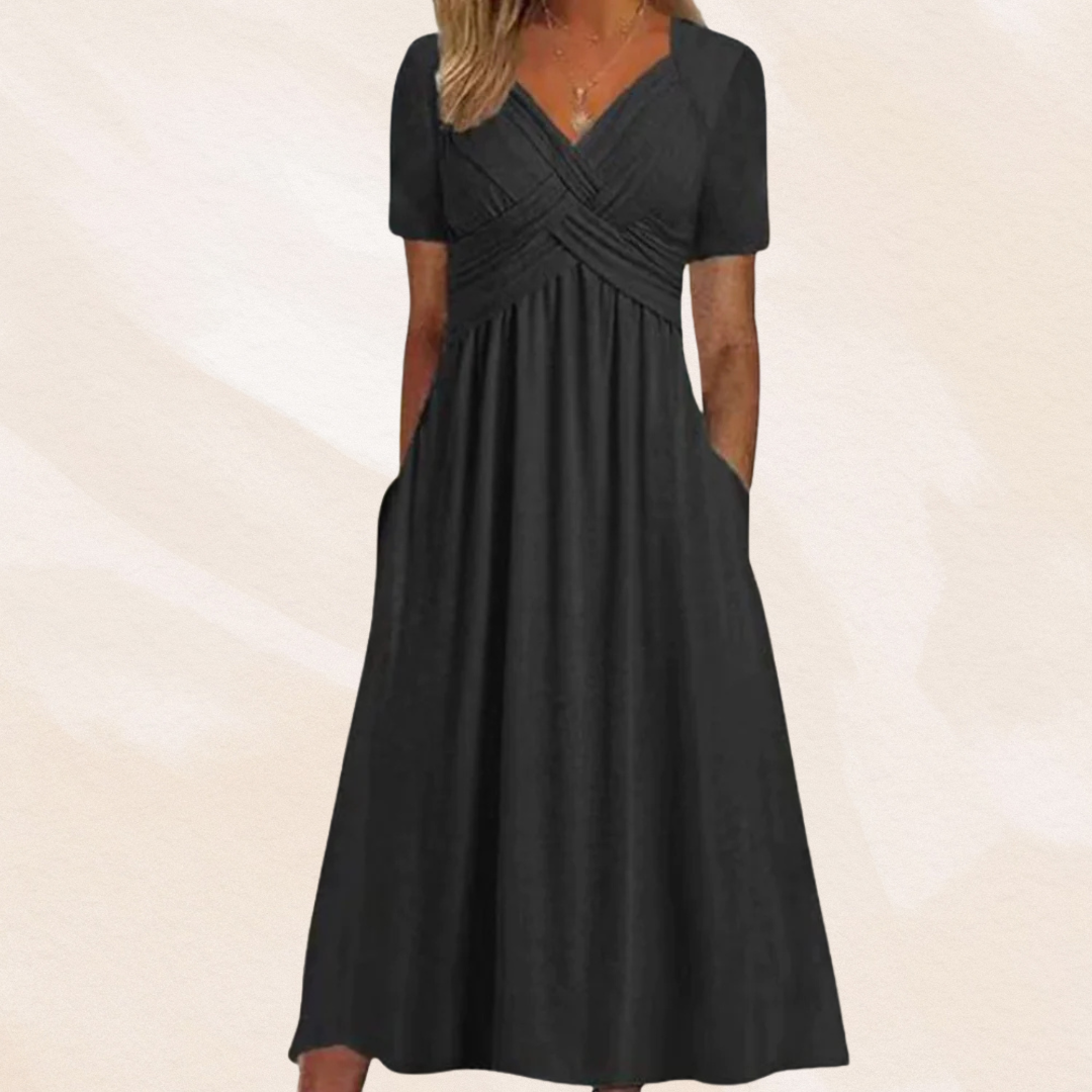 Miranda | Elegante vestido con cuello en V