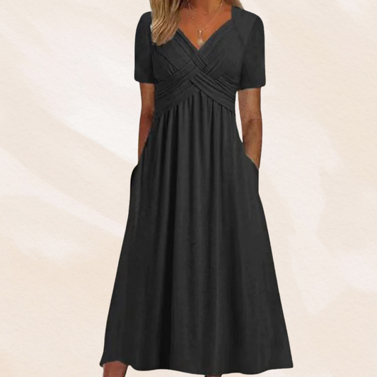 Miranda | Elegante vestido con cuello en V