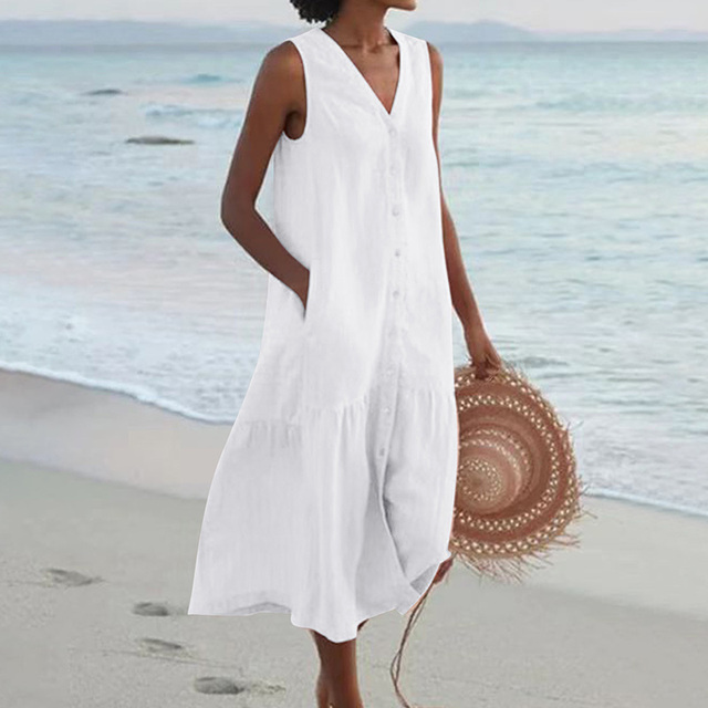 Vestido verano mujer, chic y refinado para eventos y diario