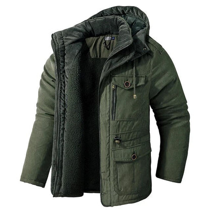 Chaqueta hombre térmica con interior afelpado ideal para el frío