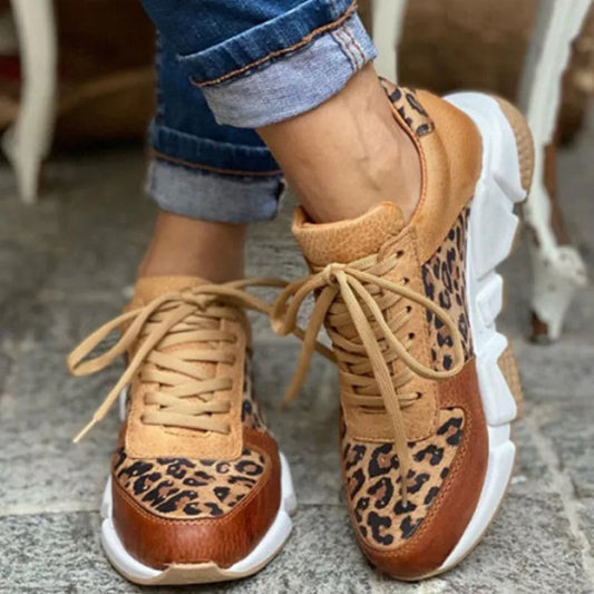 Zapatillas Cómodas con Estampado de Leopardo – Estilo y Confort