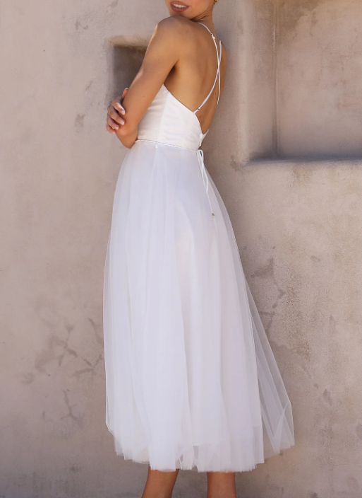Kaylen | Vestido midi sin mangas