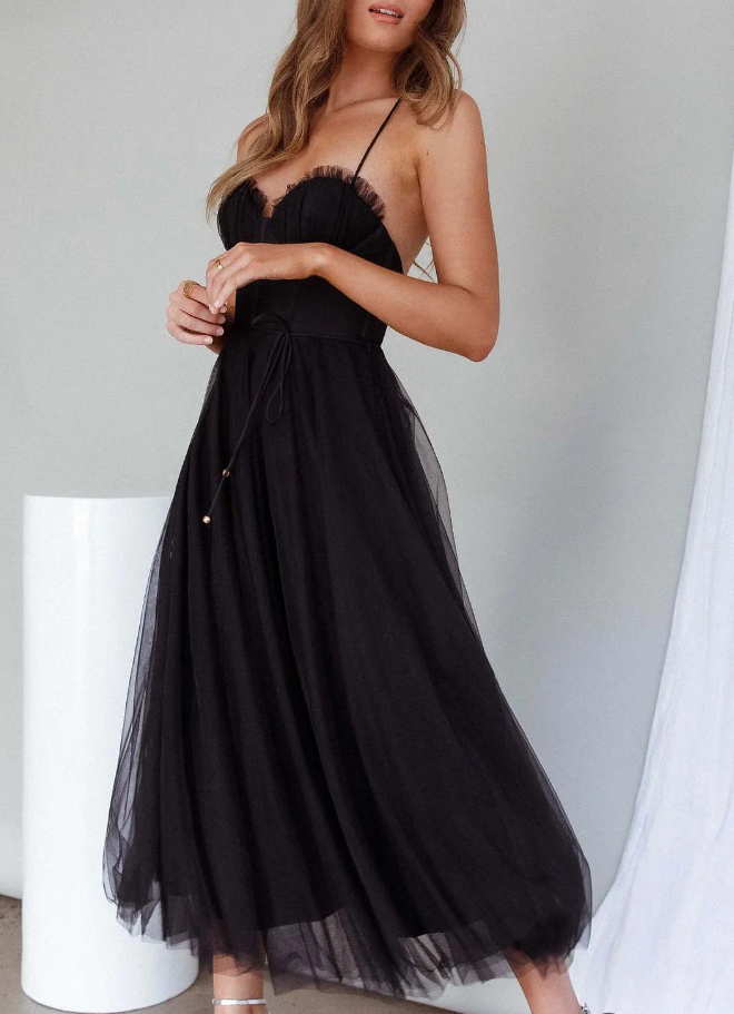 Kaylen | Vestido midi sin mangas