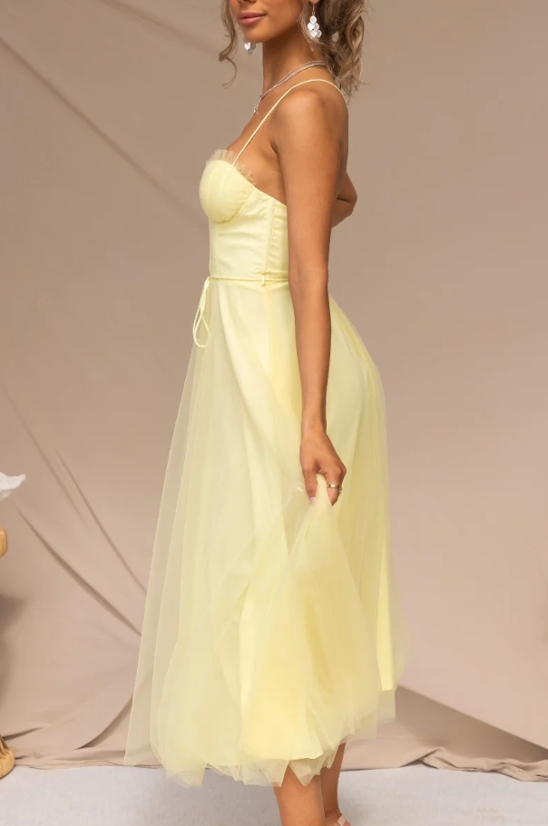 Kaylen | Vestido midi sin mangas