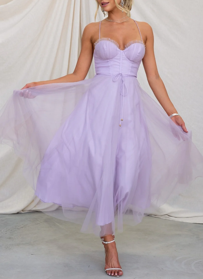 Kaylen | Vestido midi sin mangas
