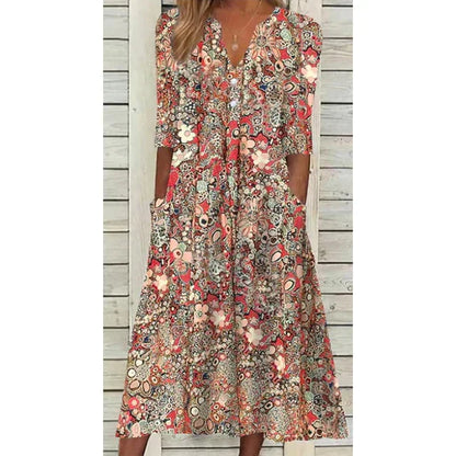 Vestido boho moderno, versátil y perfecto