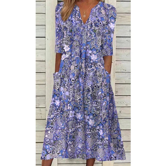 Vestido boho moderno, versátil y perfecto