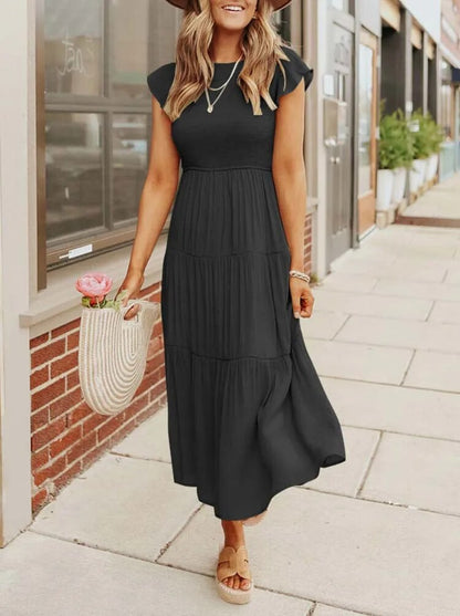 Elsie | Elegante vestido de verano con detalles de volantes y bolsillos