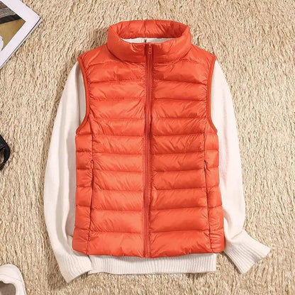 Chaleco mujer ligero acolchado ideal deporte paseo y viaje