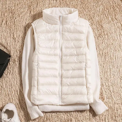 Chaleco mujer ligero acolchado ideal deporte paseo y viaje