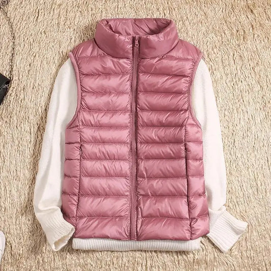 Chaleco mujer ligero acolchado ideal deporte paseo y viaje