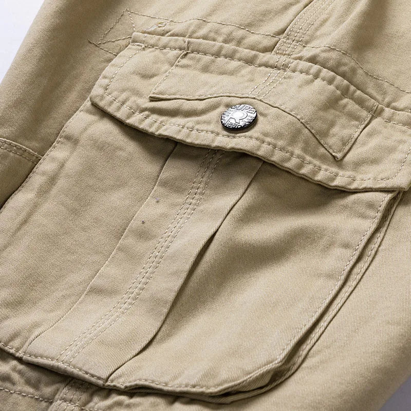 Pantalones cortos cargo para hombre, estilo moderno y funcional