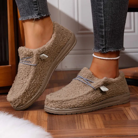 Zapatillas de Casa Mujer – Cálidas y Suaves Estilo Teddy para Invierno